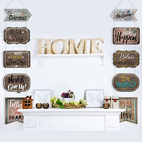 Home Sweet Classroom Decoration Motivational Banner Poster Inspirational Cards Motivation Porch Sign Positive Sayings Accents for Student Teacher Educational Bulletin Board Office Home School Nursery