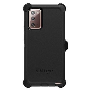 OtterBox Galaxy Note20 5G Defender Series Case - BLACK, rugged & durable, with port protection, includes holster clip kickstand