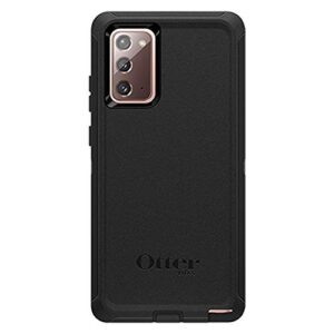 OtterBox Galaxy Note20 5G Defender Series Case - BLACK, rugged & durable, with port protection, includes holster clip kickstand