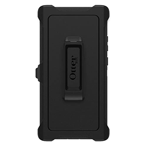 OtterBox Galaxy Note20 Ultra 5G Defender Series Case - BLACK, rugged & durable, with port protection, includes holster clip kickstand