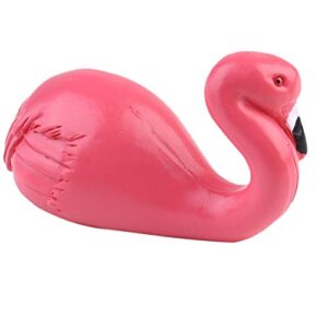 KESYOO 2pcs Adhesive Wall Hooks Wall Mounted Coat Hooks Decorative Flamingo Hooks for Hanging Coat Towel Keys Bags Hat