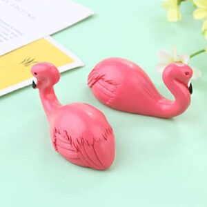 KESYOO 2pcs Adhesive Wall Hooks Wall Mounted Coat Hooks Decorative Flamingo Hooks for Hanging Coat Towel Keys Bags Hat