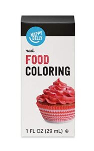 amazon brand - happy belly red food color 1 fl oz