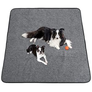 uligota washable pee pads for dogs 65"x45"/72"x72" extra large reusable puppy pads waterproof puppy training pads, non-slip dog mats fast absorbent whelping pads for playpen mat