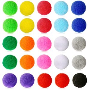 pllieay 200pcs 2 inch very large assorted pom poms arts and crafts for diy creative crafts decoration, 13 colors