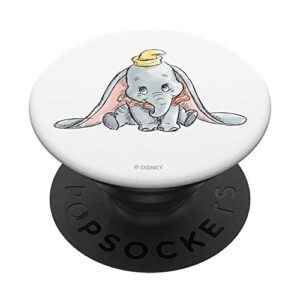 disney classic dumbo baby elephant popsockets popgrip: swappable grip for phones & tablets