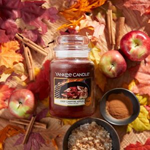 Yankee Candle Scented Candle, Crisp Campfire Apples Large Jar, Burn Time: Up to 150 Hours, Large Jar Candle