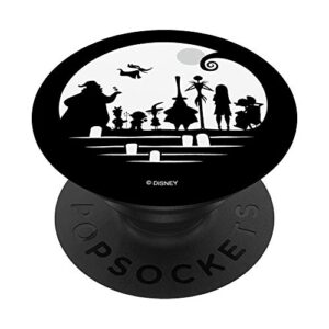 disney the nightmare before christmas character silhouette popsockets popgrip: swappable grip for phones & tablets