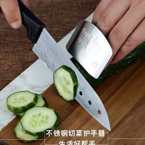 304 Chef Stainless steel Finger guard knife cutting protector Hand Kitchen Safe slice tool for Chef - Cooking Avoid Hurting When Slicing and chopping (2)