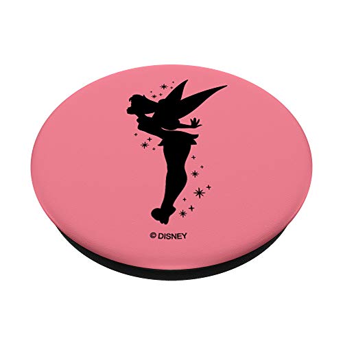 Disney Peter Pan Tinker Bell Pixie Dust Silhouette Pink PopSockets PopGrip: Swappable Grip for Phones & Tablets