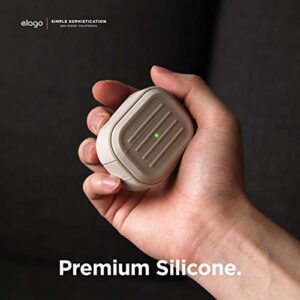 elago Armor Case Designed for Apple AirPods Pro Case, Tough Drop Protection, Shock Resistant, Made from Durable Silicone [US Patent Registered] (Stone)