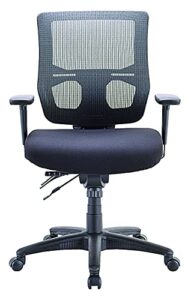 eurotech seating mfst5455-blkm office chairs, black