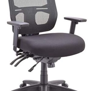 Eurotech Seating MFST5455-BLKM Office Chairs, Black