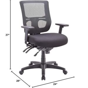 Eurotech Seating MFST5455-BLKM Office Chairs, Black