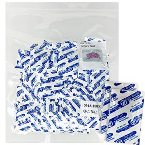 oxygen absorbers for mylar bags or vacuum sealer bag food storage (100cc - qty 100)