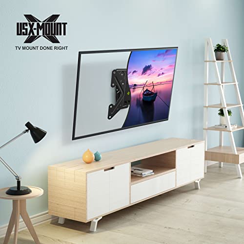 USX MOUNT TV Wall Monitor Mount Fits for Most 26-42 Inch TVs Monitors, Holds up to 66lbs, TV Monitor Mount Bracket with Adjustable Tilt Swivel, Max VESA 200x200mm