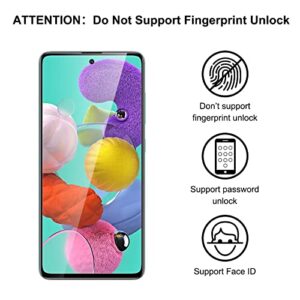 [2 Pack] Privacy Screen Protector for Samsung Galaxy S20 FE/ A51/ A52/ A53 (4G/5G), [Not Support Fingerprint Unlock] Anti Spy Full Coverage Anti Scratch Tempered Glass Film for Galaxy S20 FE/ A53/ A52/ A51 6.5 Inch (Black)