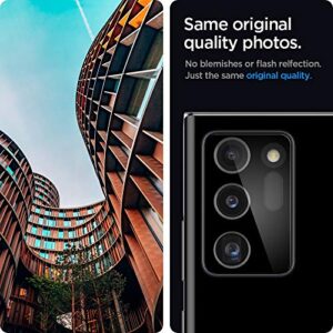 Spigen Camera lens Screen Protector [GlasTR Optik] Tempered Glass designed for Galaxy Note 20 Ultra [Black] - Case Friendly / 2 Pack