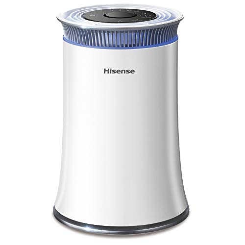 Hisense Air Purifier with True HEPA Technology, Air Purifier for Home Allergies Pets Dander Smokers in Bedroom, 25db Quiet Air Cleaner Remove Smoke Dust Mold Pollen for Large Room - KJ120