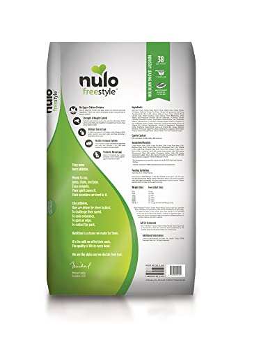 Nulo Freestyle All Breed Senior Dry Dog Food, Premium Grain-Free Dog Kibble with Healthy Digestive Aid BC30 Probiotic and Chonoitin Sulfate for Hip & Joint Support, 26.25 Pounds,Trout & Sweet Potato