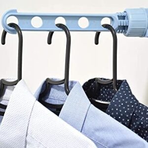 Folding Clothes Hanger,Wonder Multi-Function Plastic Clothes Hangers, Retractable Clothes Indoor Rack Drying Rack, Portable Drying Rack ,Plastic Clothes Hanger Storage for Indoor Balcony Window