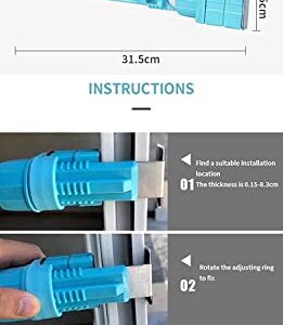 Folding Clothes Hanger,Wonder Multi-Function Plastic Clothes Hangers, Retractable Clothes Indoor Rack Drying Rack, Portable Drying Rack ,Plastic Clothes Hanger Storage for Indoor Balcony Window