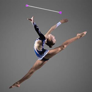 6 Pieces Twirling Batons Unisex Kids' Gymnastics Twirling Baton Dance Baton for Kids Girls Talent Shows, Artistic Dancing, Baton Twirling, Pink, White, Purple