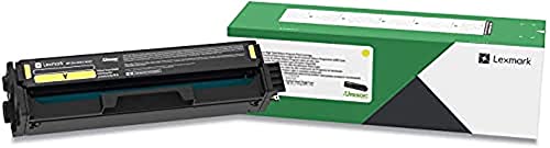 Lexmark, LEXC341XY0, C341XY0 Yellow Extra High Yield Return Program Print Cartridge, 1 Each