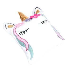 Amazon Basics Kids Unicorn Kingdom Decorative Pillow - Unicorn Face