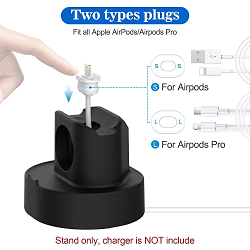 SOKUSIN Charger Stand for Apple Watch Series - 8/Ultra/SE2/7/6/SE/5/4/3/2/1 49/45/44/42/41/40/38mm and AirPods 1/2/3/Pro, iWatch Apple Watch Charging Stand Dock Holder, Support Nightstand Mode