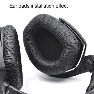 defean RS165 175 185 195 Upgrade Quality Ear Pads Replacement Ear Cushion Foam Compatible with Sennheiser HDR RS165,RS175, RS185,RS195 RF Wireless Headphone,Added Thicknes(Wrinkle Artificial Leather)