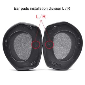defean RS165 175 185 195 Upgrade Quality Ear Pads Replacement Ear Cushion Foam Compatible with Sennheiser HDR RS165,RS175, RS185,RS195 RF Wireless Headphone,Added Thicknes(Wrinkle Artificial Leather)