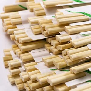 Bamboo Chopsticks Genroku 20cm - 100 Pairs | Sustainable Bamboo | Individually Wrapped
