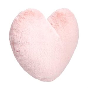 amazon basics kids decorative pillow - peony pink heart