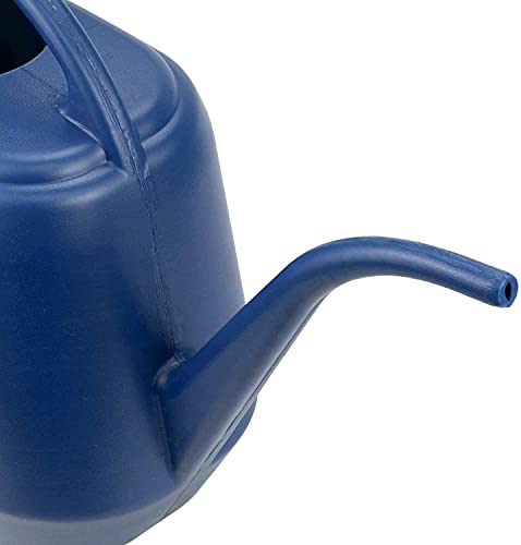 Fasmov Plastic Watering Can, 1-Gallon, Blue