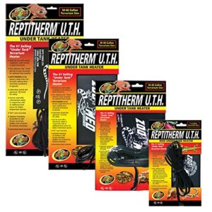 dbdpet zoomed reptitherm 30-40 gallon (8x12) heat mat - includes attached pro-tip guide - reptile heat mat…