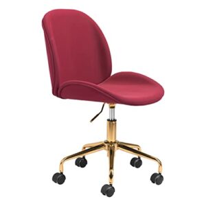 miles office chair red