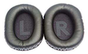 replacement leatherette earpads for logitech pro/pro x gaming headset (black)