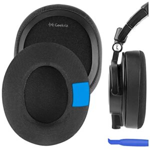 geekria sport cooling-gel replacement ear pads for ath-m50x, ath-m50xbt, ath-m50xbt2, ath-m60x, ath-m40x, ath-m30, ath-m20, ath-m10, headphones earpads, headset ear cushion repair parts (black)