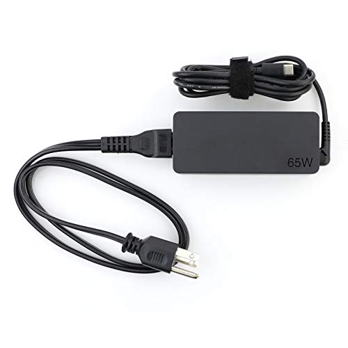 New Genuine Laptop Charger 65W Watt 20V 3.25A USB Type-C AC Adapter Power Cord ADLX65YDC2A FOR LENOVO Thinkpad X280 X380 X390 L390 E480 E490 E580 E590 E495 R480 S1 2018 T470 T470S T480/T480S