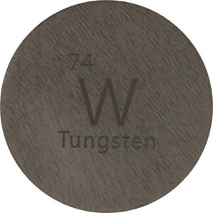 tungsten (w) 30.68mm metal disc - one troy ounce