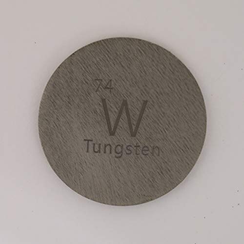 Tungsten (W) 30.68mm Metal Disc - One Troy Ounce