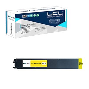 lcl compatible toner cartridge replacement for sharp mx-36 mx-36nt mx-36ntya mx-36nt-ya mx-2610n mx-3110n mx-3610n mx-2640n (1-pack yellow)