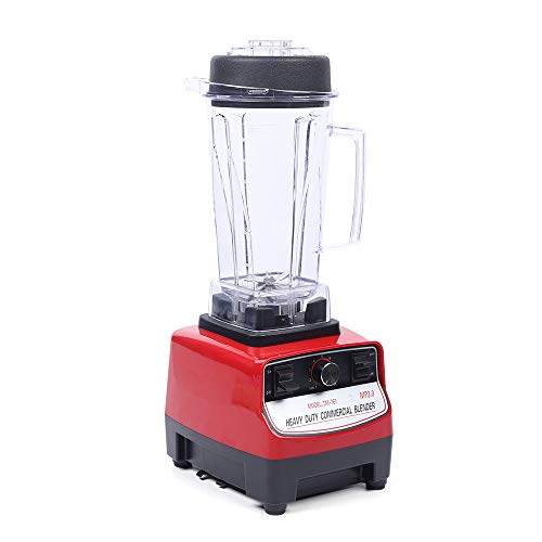 Professional Blender,Commercial Countertop Blender Smoothie Maker, 3HP 2200W Heavy DutyHigh Speed 45000RPM Kitchen Smoothie Blender Food Mixer 2000ml for Soup,fish, Crusing Ice, Frozen Desser, Shakes and Smoothies (TM-767)