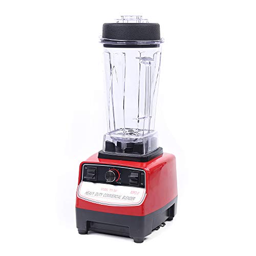 Professional Blender,Commercial Countertop Blender Smoothie Maker, 3HP 2200W Heavy DutyHigh Speed 45000RPM Kitchen Smoothie Blender Food Mixer 2000ml for Soup,fish, Crusing Ice, Frozen Desser, Shakes and Smoothies (TM-767)