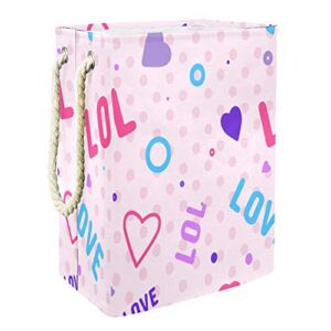 tizorax lol doll surprise style laundry hamper baskets waterproof dirty clothes sorter foldable soft handle colourful for home detachable brackets