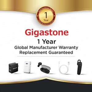 Gigastone D1 Bluetooth Earpiece, Wireless Handsfree Headset with Microphone, 6-8 Hrs Driving Single Ear Bluetooth Headset, Noise Canceling Mic, Compatible with iPhone Android