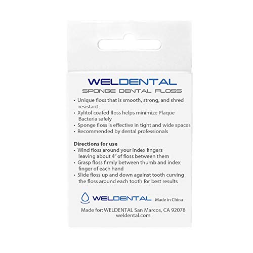 Weldental Xylitol Expanding Dental Floss 50m Available in Singles, 4-Packs, and 6-Packs