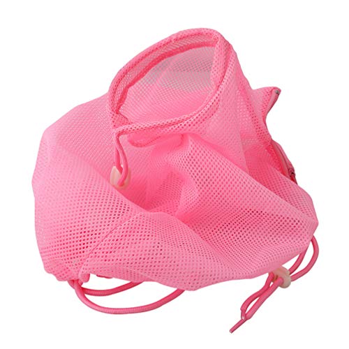 Toporchid Adjustable Multi-Functional Cat Bathing Washing Bag Pet Shower Accessories for Pet Nail Trimming Bags(Pink Red)