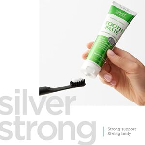 American Biotech Labs - Silver Biotics - Tooth Paste - SilverSol Nano-Silver Infused Toothpaste - Naturally Whitening, Helps Clean and Protect - Triple Action Winter Mint - 4.0 oz.